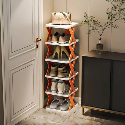 Adjustable Shoe Rack with 3 to 7 Tiers | Space-Saving Organizer