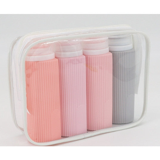 Leak-Proof Silicone Travel Bottles | Set of 4 | 89 ml | TSA Approved & BPA Free | Reusable & Refillable