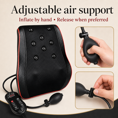 3D Neck and Shoulder Massager Pillow with Heat – Full Back Shiatsu Cushion