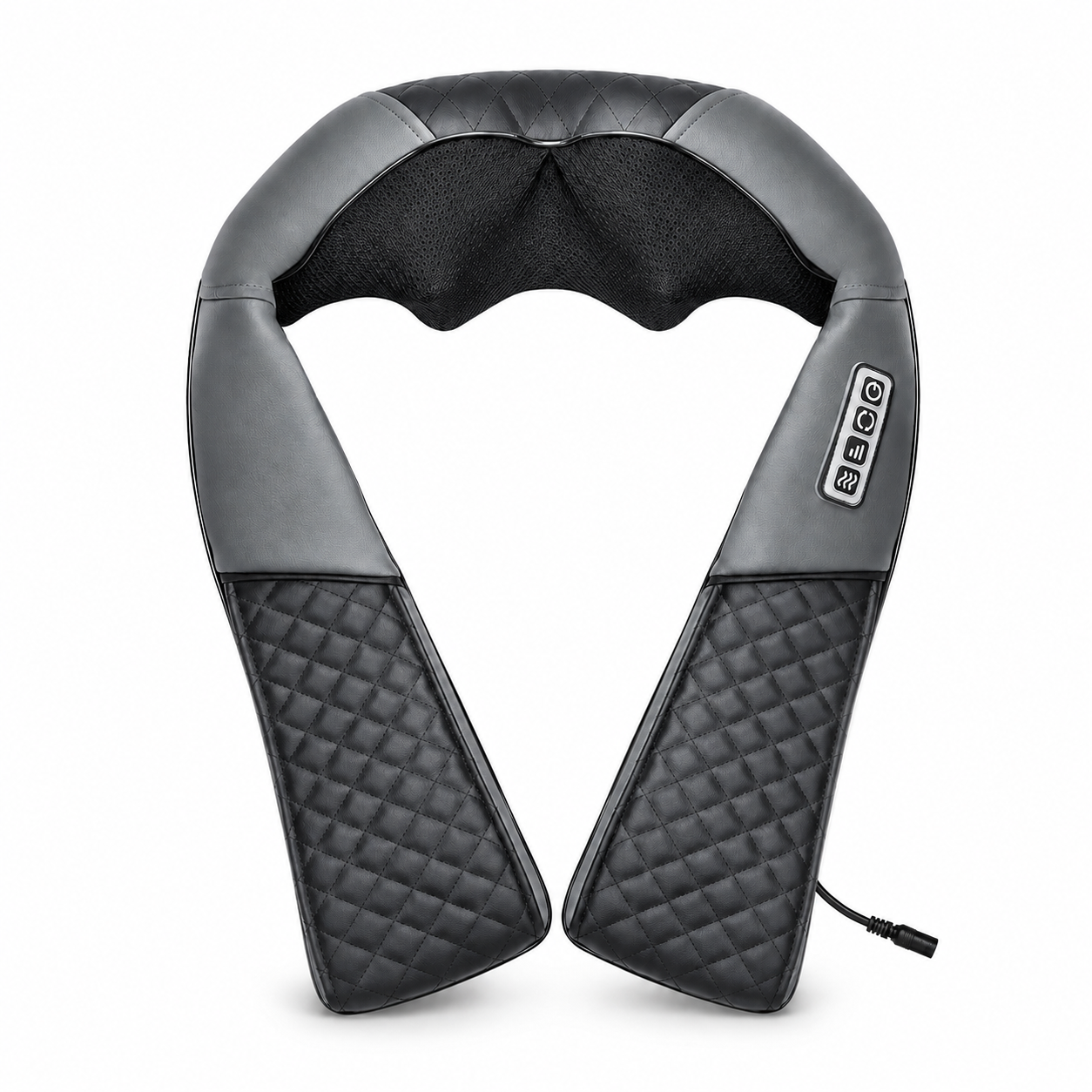 Neck and Shoulder Massager with Heat – 8 Kneading Nodes, 3 Speeds, Auto Reverse & Car Charger