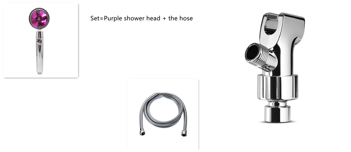 High-Performance Shower Head with Built-In Water Filter and Flow Control