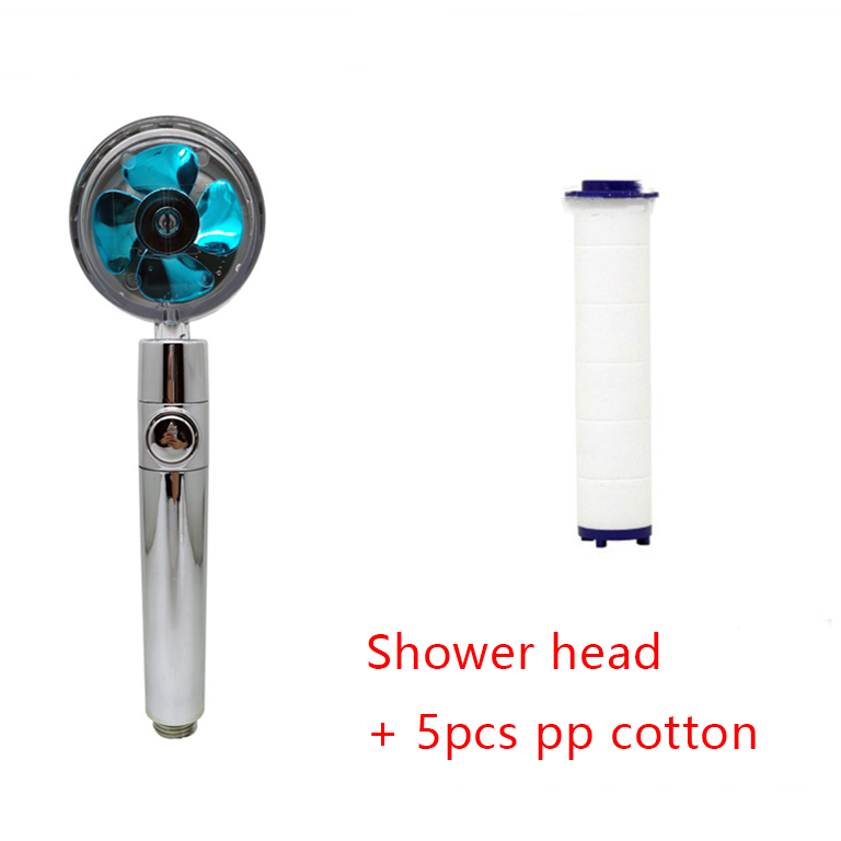 High-Performance Shower Head with Built-In Water Filter and Flow Control