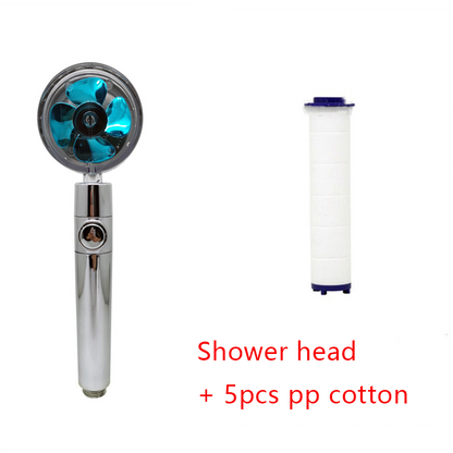 High-Performance Shower Head with Built-In Water Filter and Flow Control