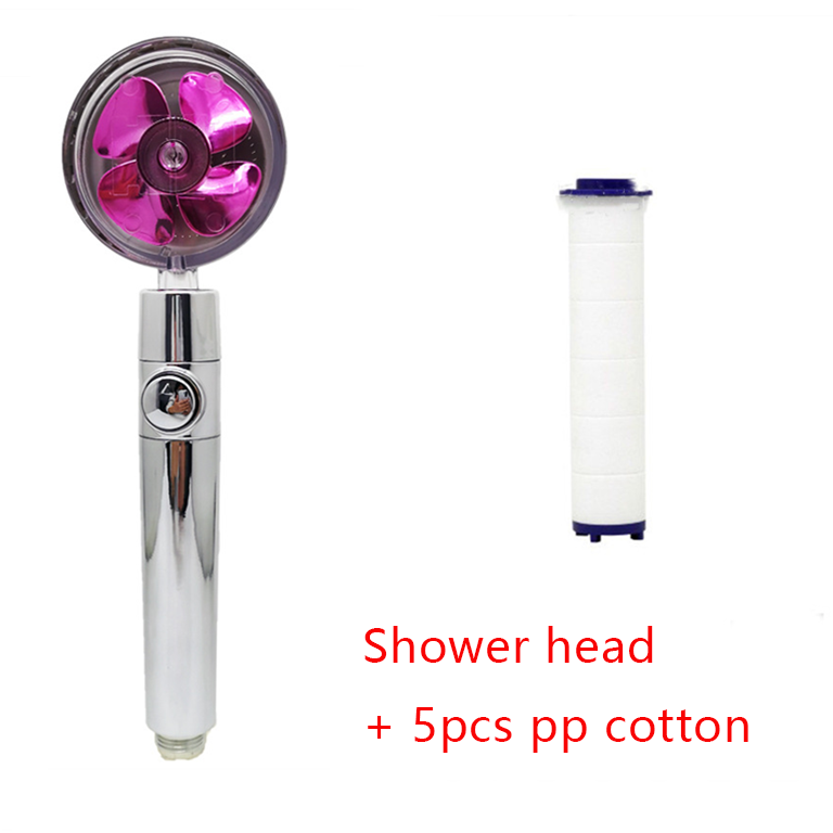High-Performance Shower Head with Built-In Water Filter and Flow Control