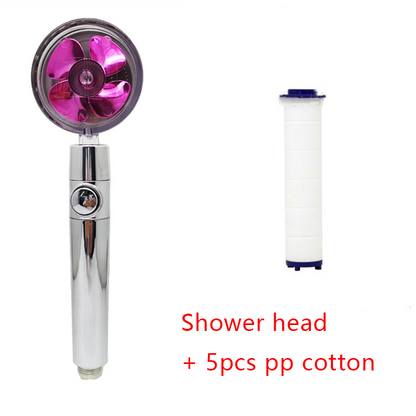 High-Performance Shower Head with Built-In Water Filter and Flow Control