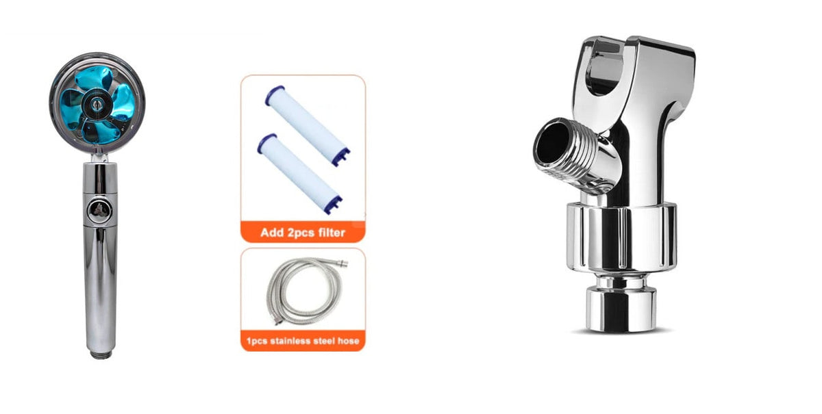 High-Performance Shower Head with Built-In Water Filter and Flow Control