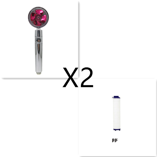 High-Performance Shower Head with Built-In Water Filter and Flow Control