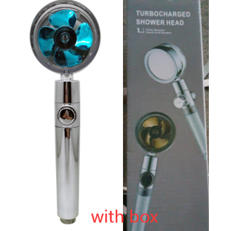 High-Performance Shower Head with Built-In Water Filter and Flow Control