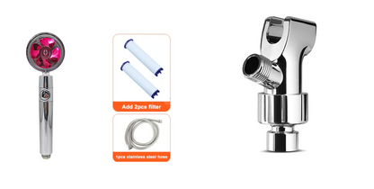 High-Performance Shower Head with Built-In Water Filter and Flow Control