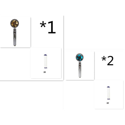 High-Performance Shower Head with Built-In Water Filter and Flow Control