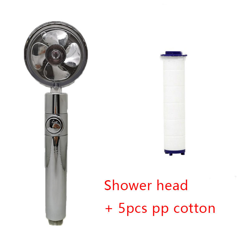 High-Performance Shower Head with Built-In Water Filter and Flow Control