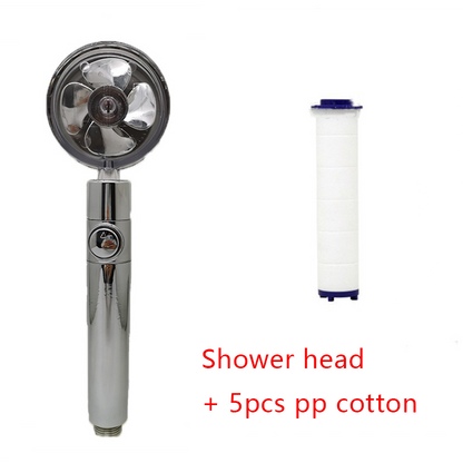High-Performance Shower Head with Built-In Water Filter and Flow Control
