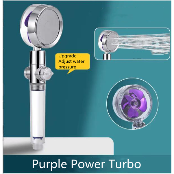 High-Performance Shower Head with Built-In Water Filter and Flow Control