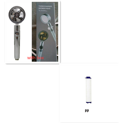 High-Performance Shower Head with Built-In Water Filter and Flow Control