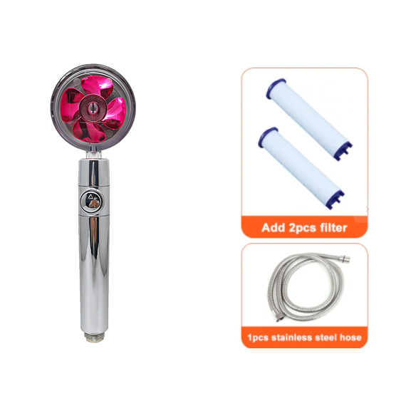 High-Performance Shower Head with Built-In Water Filter and Flow Control