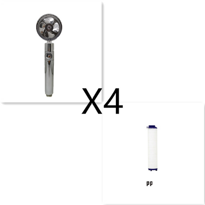 High-Performance Shower Head with Built-In Water Filter and Flow Control