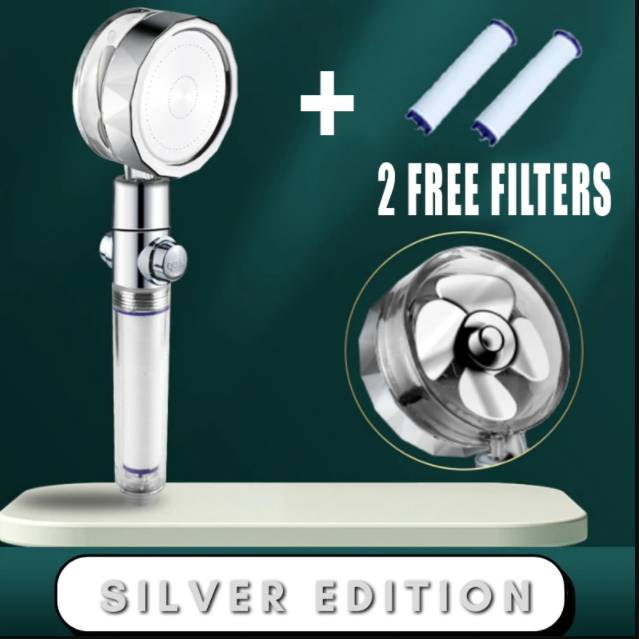 High-Performance Shower Head with Built-In Water Filter and Flow Control