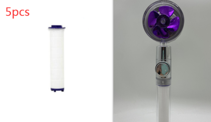 High-Performance Shower Head with Built-In Water Filter and Flow Control