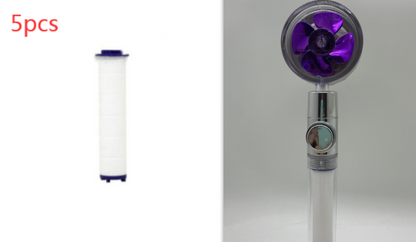 High-Performance Shower Head with Built-In Water Filter and Flow Control