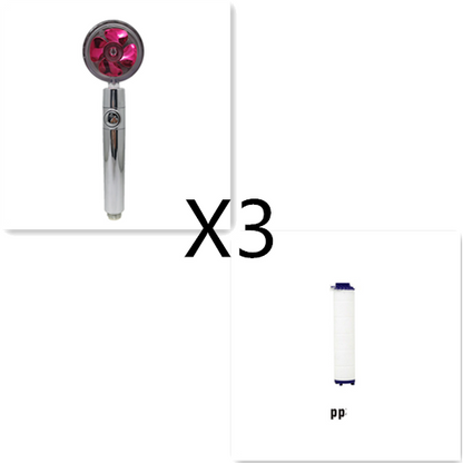High-Performance Shower Head with Built-In Water Filter and Flow Control