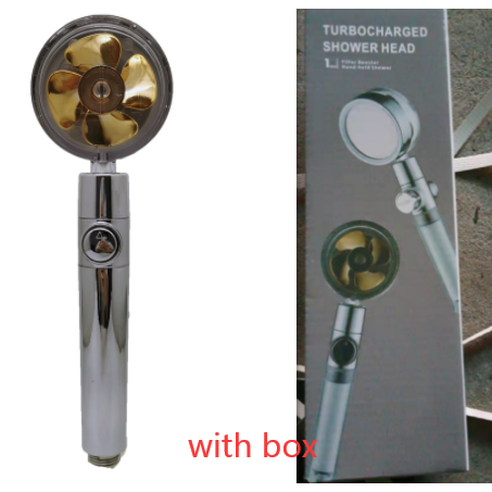 High-Performance Shower Head with Built-In Water Filter and Flow Control