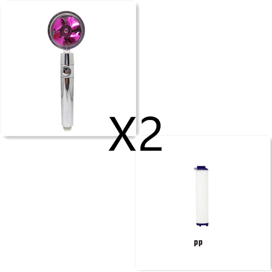 High-Performance Shower Head with Built-In Water Filter and Flow Control