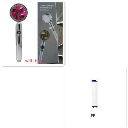 High-Performance Shower Head with Built-In Water Filter and Flow Control