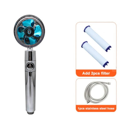 High-Performance Shower Head with Built-In Water Filter and Flow Control