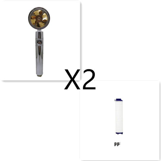High-Performance Shower Head with Built-In Water Filter and Flow Control