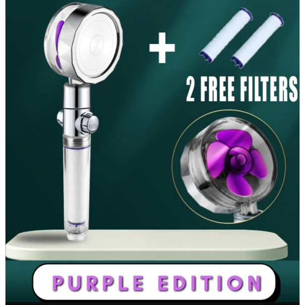 High-Performance Shower Head with Built-In Water Filter and Flow Control