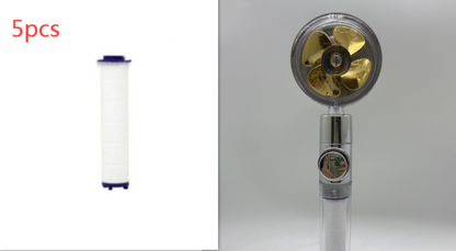 High-Performance Shower Head with Built-In Water Filter and Flow Control