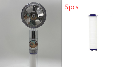 High-Performance Shower Head with Built-In Water Filter and Flow Control