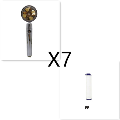 High-Performance Shower Head with Built-In Water Filter and Flow Control