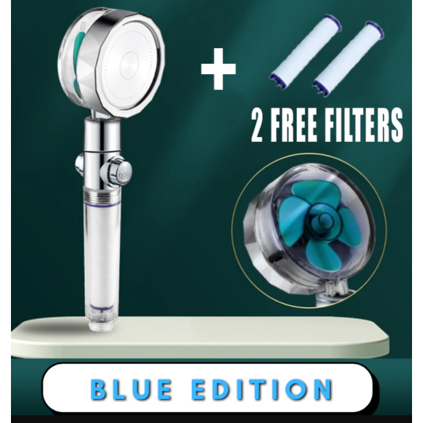 High-Performance Shower Head with Built-In Water Filter and Flow Control