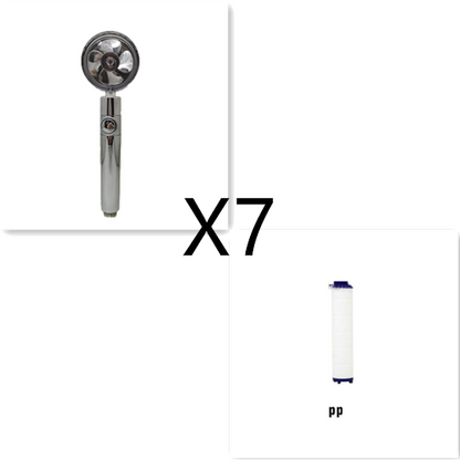 High-Performance Shower Head with Built-In Water Filter and Flow Control