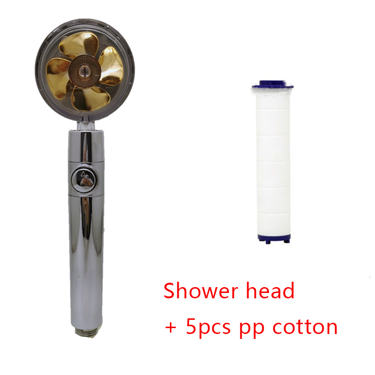 High-Performance Shower Head with Built-In Water Filter and Flow Control