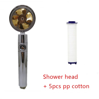 High-Performance Shower Head with Built-In Water Filter and Flow Control