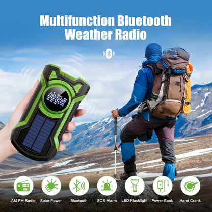 Emergency Radio with Triple Power and 5000mAh Battery Bank