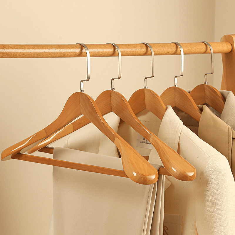 Wooden Hangers for Elegant Wardrobe Organization