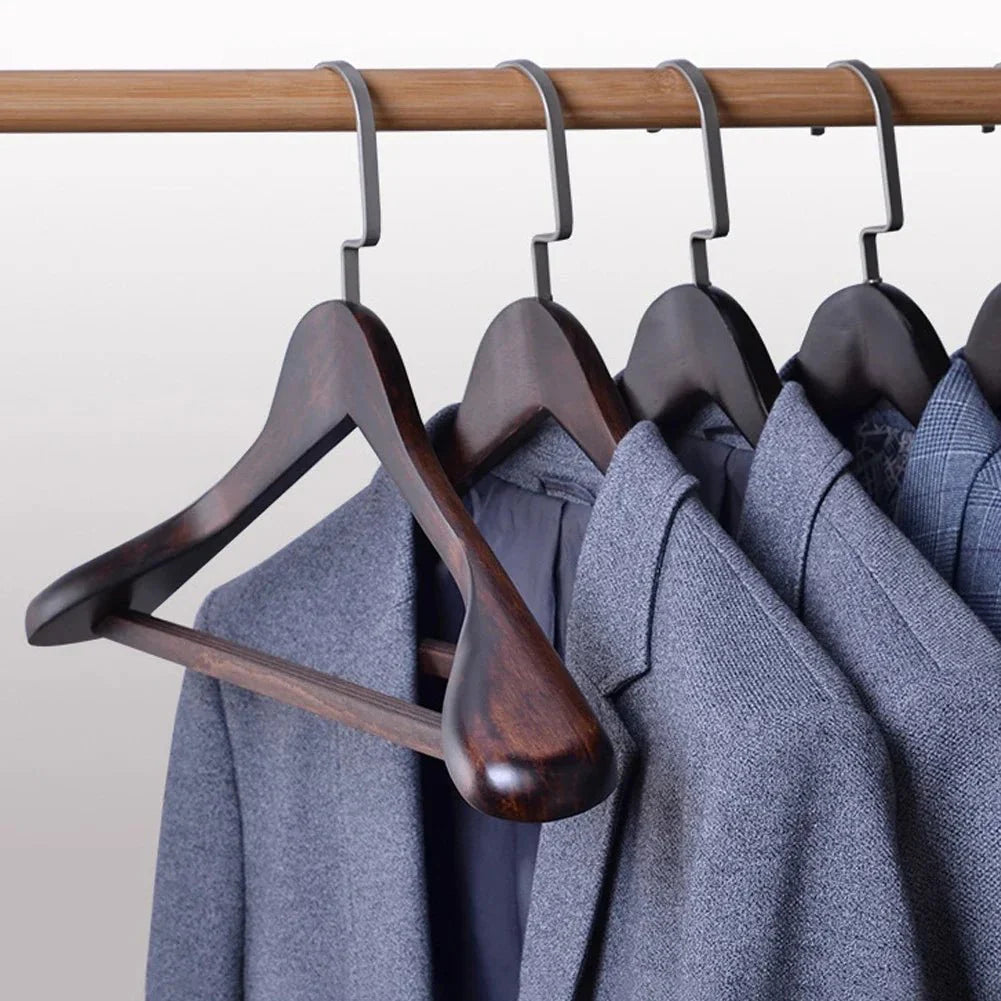 Wooden Hangers for Elegant Wardrobe Organization