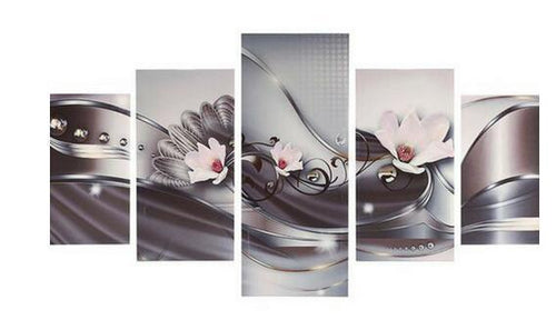 5 Piece Floral Silver Design - GemCraft Kit
