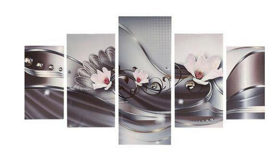 5 Piece Floral Silver Design - GemCraft Kit