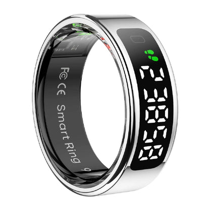 Touchscreen Health Tracker Smart Ring - 5ATM Waterproof Display