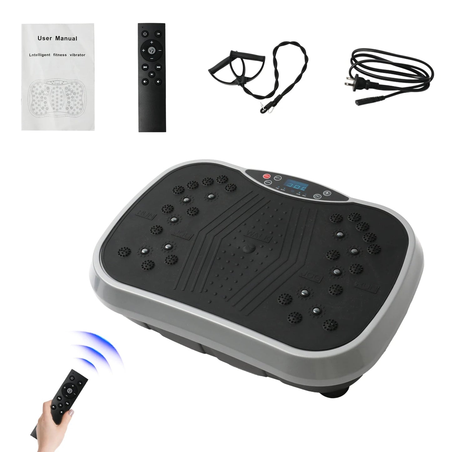 Full Body Vibration Exercise Machine with 99 Speeds, 5 Programs, LCD & Remote