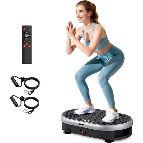 Full Body Shaker Exercise Machine with 120 Speeds, 9 Programs, Remote & 300 lb Limit