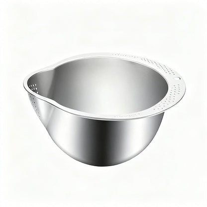 Stainless Steel Colander and Strainer Bowl for Kitchen Washing