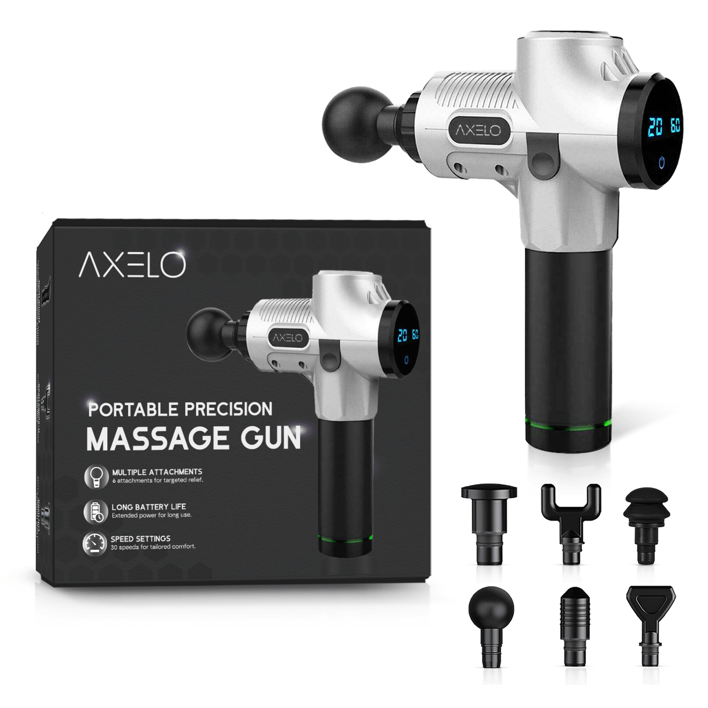 Muscle Relief Pro | Advanced Massage Gun with 30 Speed Settings