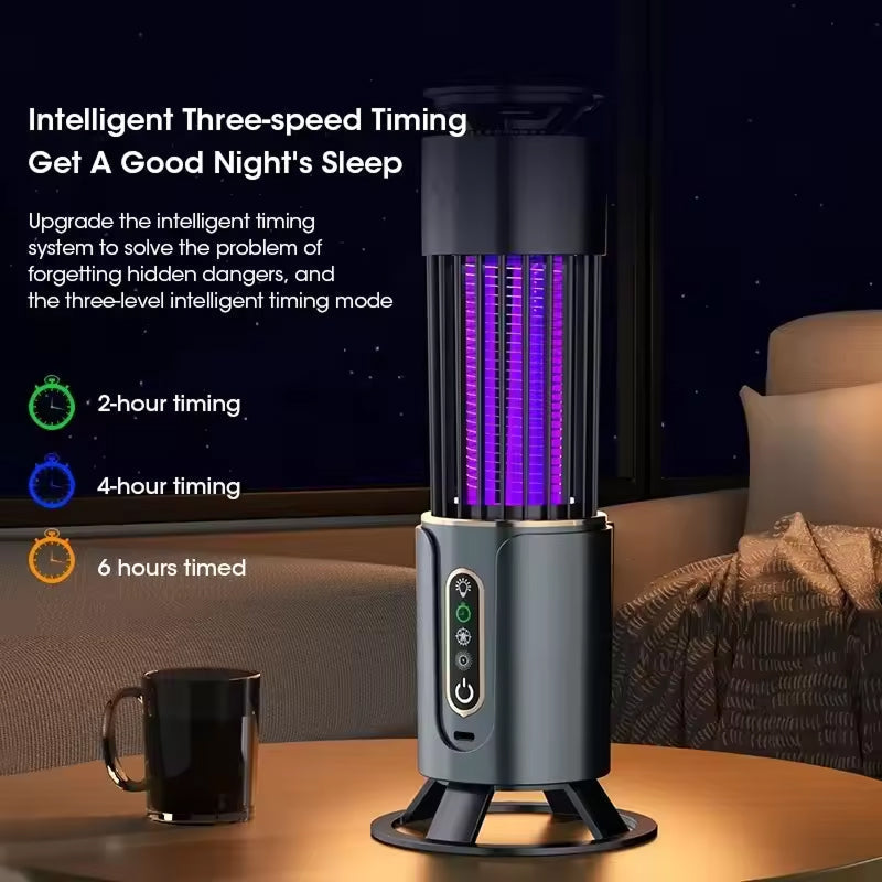 Compact Bug Zapper and Quiet Insect Eliminator