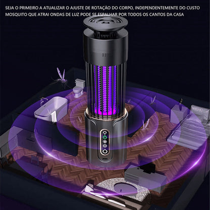Compact Bug Zapper and Quiet Insect Eliminator