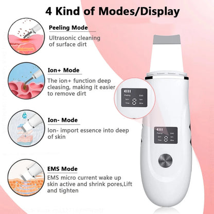 Ultrasonic Skin Scrubber for Deep Cleansing